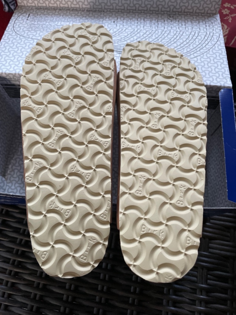Birkenstock Arizona Big Buckle Cognac Oiled Leather Sandals EU40 US9 Narrow NEW - Picture 3 of 4